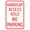 Warning Sign 2, variant on Handicap Parking Sign (Access at Rear with Symbol) - 8"x12" Metal Security Tin Warning Sign, Accessibility Decor for Street Business Home Parking Lot