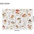 thumbnail image 3 of SKYSONIC Toilet Bathroom Rugs Sets 2 Piece, Mushrooms and Butterflies Soft Absorbent Fluffy Toilet Mat Set Non-Slip Rubber Backing Bath Mats for Bathroom,16"x24"+20"x24", 3 of 7