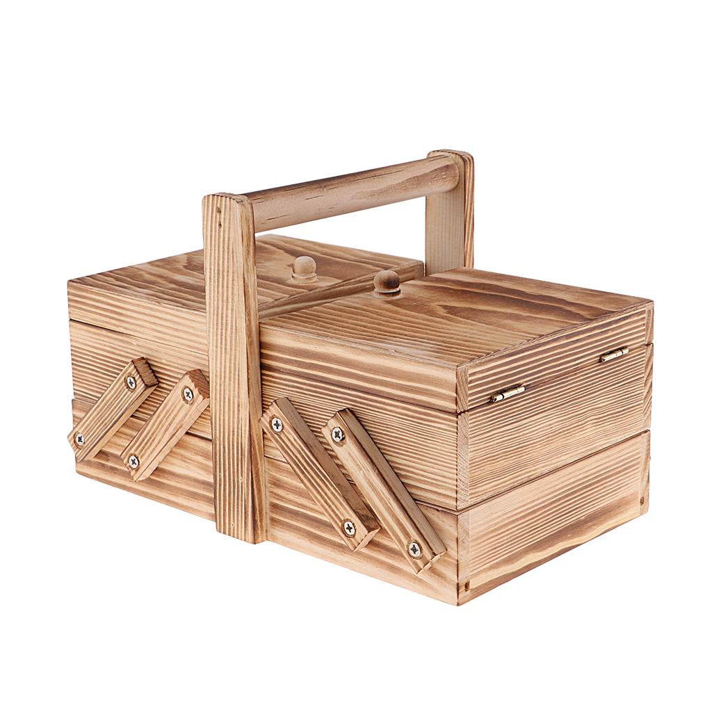 Rustic wooden Sewing Box From Stafil - Organizers, Baskets, Boxes -  Accessories & Haberdashery - Casa Cenina