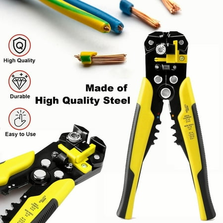 

Innens 8 Self-Adjusting Insulation Wire Stripper Cutter Crimper Cable Stripping Tool