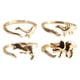 thumbnail image 3 of 4 s temáticos de dinosaurios de moda, ajustable de Color dorado para mujeres, hombres, , regalos, decoración de accesorios Fernando Anillos de aleación de dinosaurio, 3 of 8