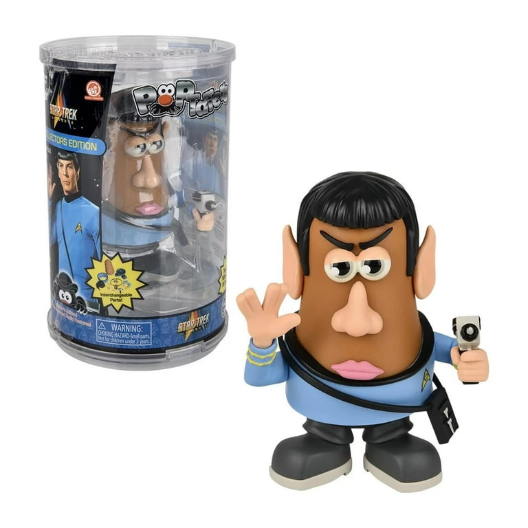 Star Trek Mr. Potato Head Spock Figure, 4-Inch Collectible Toy