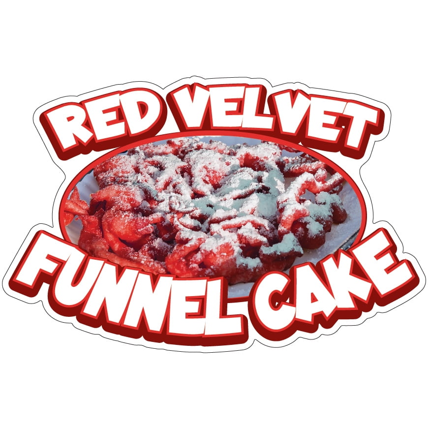 Funnel Cakes DECAL Choose Your Size Food Truck Concession Vinyl Sign Sticker