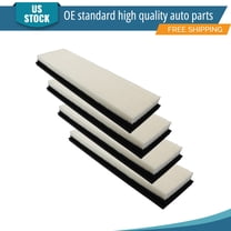 YXPCARS 4PCS Front Engine Air Filter for Volkswagen Beetle Golf Jetta Passat Rabbit, New Air Filter Replacement (CA10085)