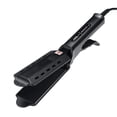 thumbnail image 1 of Ceramic Tourmaline Ionic Planner Flat Iron, Straighten Curl With Four Adjustble, Polyester Hair Clip, 1 of 1