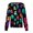 Multicolor, variant on Domzest Women's Halloween Nurse Jacket Halloween Graphic Button Front Nurse Uniform Cute Long Sleeve Medical Workwear Jacket Navy 3XL