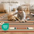 thumbnail image 4 of ODIKA 8'x10' Washable Area Rug Non-Slip Chair-Friendly Mat Southwestern Lone Mens Decorations Reindeer Cabin Cowboy Boho Playful Expressive for Dining Room, Large Office, Lounge, 4 of 7