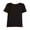 Black - 001, variant on Aeropostale Womens Solid Basic T-Shirt, Grey, Juniors, X-Small