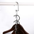 thumbnail image 5 of TRIANU Magic Clothes Hangers Smart Closet Saver Pack of 12 – Heavy-Duty Chrome Steel, Space Saving Wonder Hanger Wardrobe Organizer System for Wrinkle-Free Organization, 5 of 7