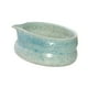 thumbnail image 4 of Cuenco de cerámica para té matcha, cuenco tradicional para té matcha con vertedor, ideal para el hogar. Azul, 4 of 9