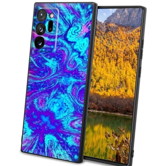 Compatible with Samsung Galaxy Note 20 Ultra 5G Phone Case, Psychedelic-Trippy-Visuals-Colors-17 Case Silicone Protective for Teen Girl Boy Case for Samsung Galaxy Note 20 Ultra 5G