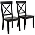 thumbnail image 3 of Homestyles Chaises de Salle à Manger Noires Blair - Set de 2 Chaises, 3 of 9