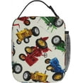 thumbnail image 3 of Insulated Lunch Bag Vintage Tractors Car Lunch Box Zipper Soft Bag Reusable Lunch Bag For Work, Outdoor, 3 of 6