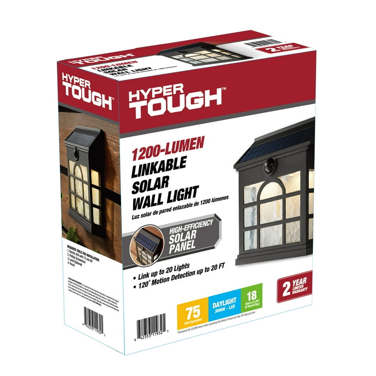 Hyper tough solar led pathway cheap light
