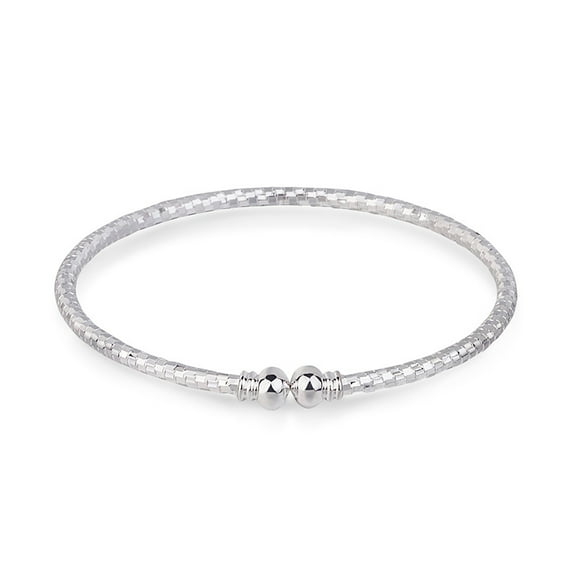 Sterling Silver Bangle Bracelets For Women,Fashion Jewelry Simple Adjustable 925 Silver Cuff Bangles For Women Mom Wife Valentine Mothers Day Gift