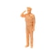 thumbnail image 2 of Figura de Diorama en Miniatura, Escena Realista Sin Pintar, Accesorios para Fotos, Personaje de Policía de Tráfico, Accesorios para Casa de Muñecas, 1 saludo CUTICAT Figuras de personas diorama, 2 of 8