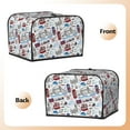 thumbnail image 3 of Zufioo London Landmark2 Universal Four Slice Toaster Cover,Quilted Toaster Appliance Dust-proof Cover For Kitchen Small Appliance(Cover only), 3 of 7