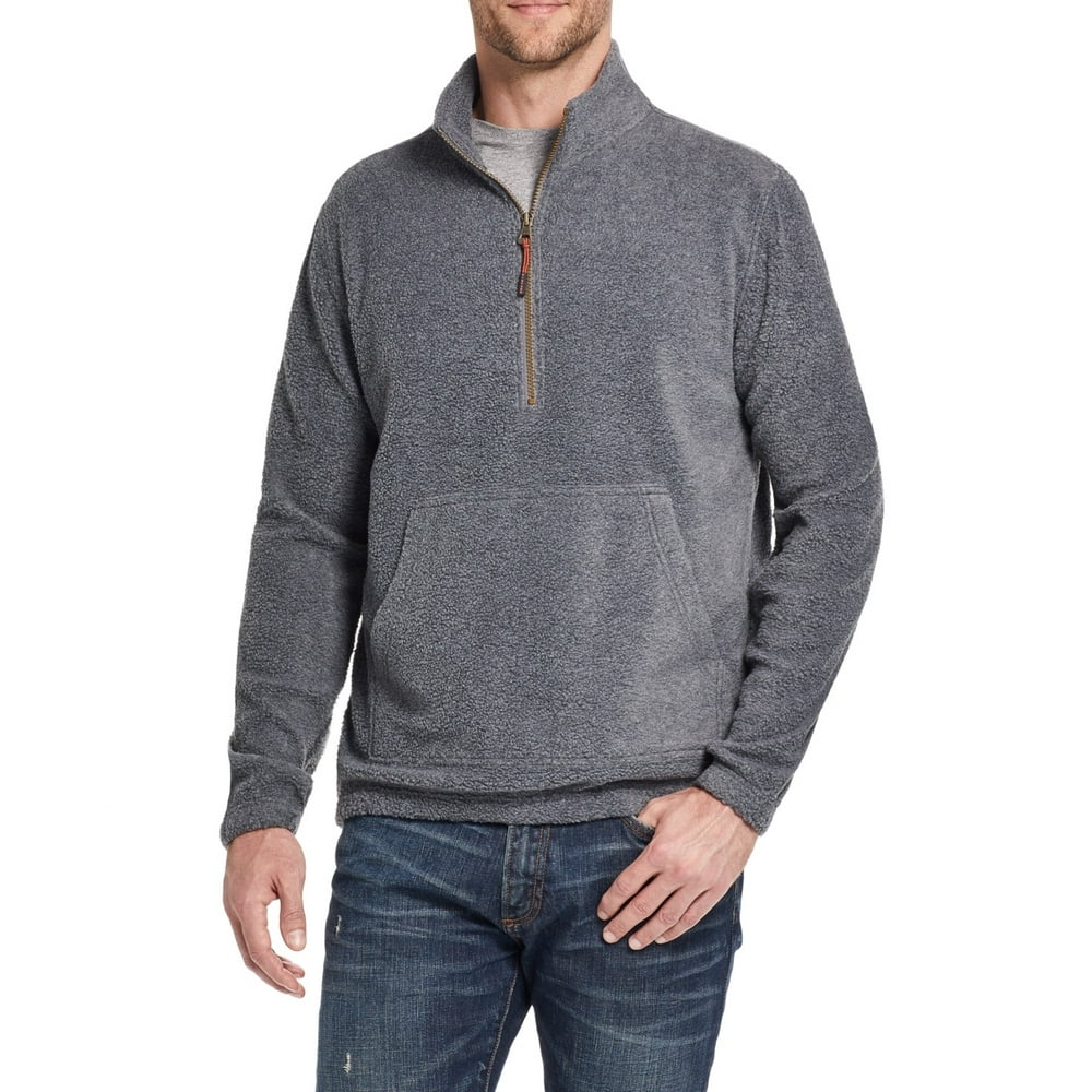 Weatherproof Vintage - Mens Sweater Medium Pebble Fleece 1/2 Zip ...