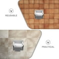 thumbnail image 3 of BESTYASH 2Pcs Toilet Paper Roller White Plastic Spring Loaded Design for General Users, 3 of 8