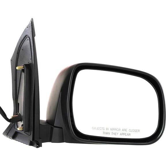 Mirror Compatible With 2004-2010 Toyota Sienna Right Passenger Side Heated Textured Black Kool-Vue