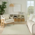 thumbnail image 5 of Nourison Textured Home 5'3" x 7' Ivory Green Farmhouse Indoor Area Rug, 5 of 12
