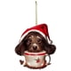 thumbnail image 1 of Ganfancp Perro de Navidad Colgante Acrílico Piso Decoración Decoración Coche Nueva Copa Perro Mascota Navidad Liquidación Ventas Hoy Ofertas Prime 1* Amuleto, 1 of 1