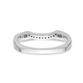 thumbnail image 5 of 14K White Gold Ring Band Wedding Diamond Round , Size 6, 5 of 7