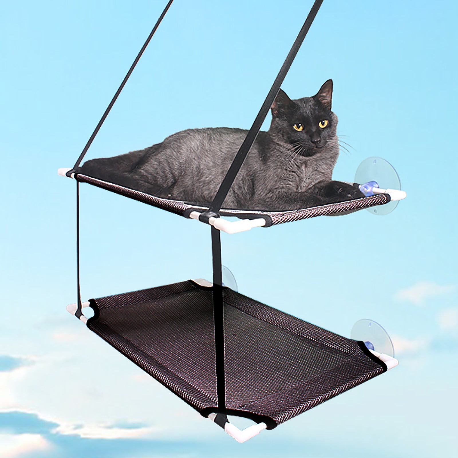 Shldybc Cat Hammock for Window Cat Perch Cat Shelf, Pet Products Mount