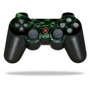 Protective Vinyl Skin Decal Skin Compatible With Sony PlayStation 3 PS3 Controller wrap sticker skins Green Waves
