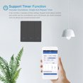 thumbnail image 2 of Yeacher Wi-Fi Smart Switch Light Switch Push Button Voice Control, Remote Control, Touch Control Compatible with Assistant Schedule, Timer, Countdown Needs Neutral Wire No Hub Required, 2 of 8