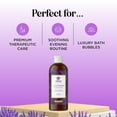 thumbnail image 6 of Premium Lavender Bubble Bath Soak - Aromatherapy Bubble Bath Soap and Luxury Lavender Bath Oil for Dry Skin - Moisturizing and Relaxing Bubble Bath for Adults with Aromatherapy Oils for Self Care, 6 of 8
