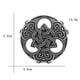 thumbnail image 4 of Broches, cierres para ropa: para capa, chal, bufanda, vintage Plata, 4 of 5