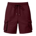 thumbnail image 1 of CHUMUD Cargo Shorts for Women Quick Dry High Waist Drawstring Work Shorts Multi Pockets, 1 of 6