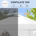 thumbnail image 5 of Ainfox 10x10 Pop up Canopy Tent with Sidewalls and Weighted Sandbags,Instant Outdoor Shade Gazebo,White, 5 of 8