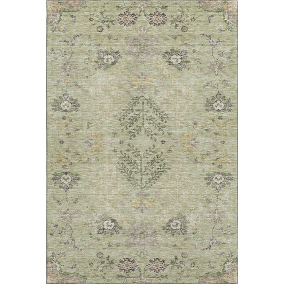 Dalyn Rugs Premium Machine Washable Mayfield AMF1156 Aloe 2'6" x 3'10" Rug