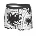 thumbnail image 4 of Sexy Albania Flag Stripe Boxers Shorts Panties Male Underpants Comfortable Albanian Patriotic Briefs Underwear, 4 of 7