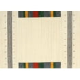 thumbnail image 1 of Ahgly Company Machine Washable Indoor Rectangle Contemporary Light French Beige Brown Area Rugs, 7' x 9', 1 of 7