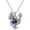 Lapis Lazuli, variant on Chicken Necklace 925 Sterling Silver Genuine Gemstone Hen Pendant Chicken Jewelry Gifts for Women