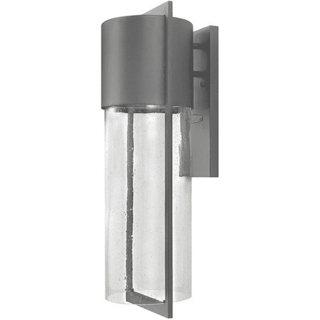 

Wall Sconces 1 Light With Hematite Clear Seedy Solid Aluminum Medium Base 23 inch 100 Watts