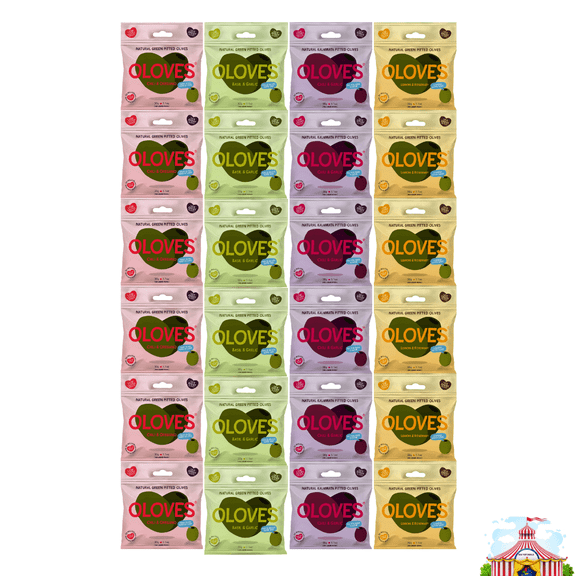 Variety Pack Pitted Green Olives & Kalamata Oloves - 4 Flavors: Basil & Garlic, Chili & Oregano, Lemon & Rosemary, Chili & Garlic, 6 Each Flavor, 1.1 Oz, 24 Pack - Healthy Snacks