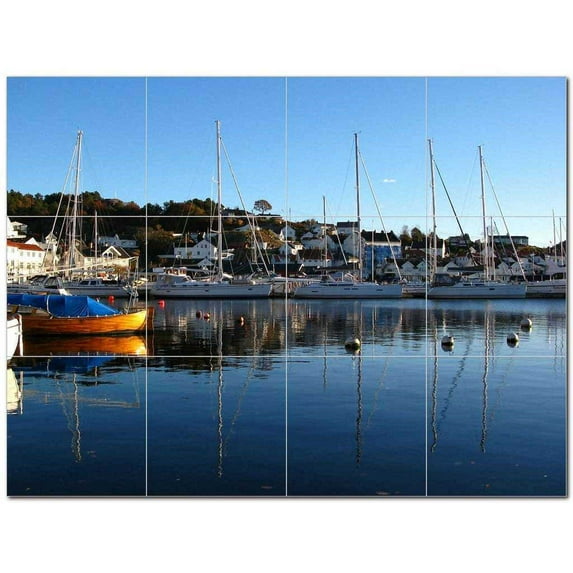 Boat Ship Ceramic Tile Mural Kitchen Backsplash Bathroom Shower 400171-S43