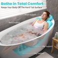 thumbnail image 3 of Almohada de baño para todo el cuerpo VOXOR Ocean Blue con bolsa de lavandería, 3 of 6