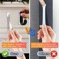 thumbnail image 2 of 72pcs Clear Picture Hanging Strips, 3m Invisible Refill Poster Strip Heavy Duty Wall Hangers Without Nail Removable Double Side Small Adhesive Sticker Tape for Classroom Office Walls No Damage, 2 of 4