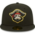 thumbnail image 2 of Men's New Era Black Bradenton Marauders Authentic Collection 59FIFTY Fitted Hat, 2 of 6