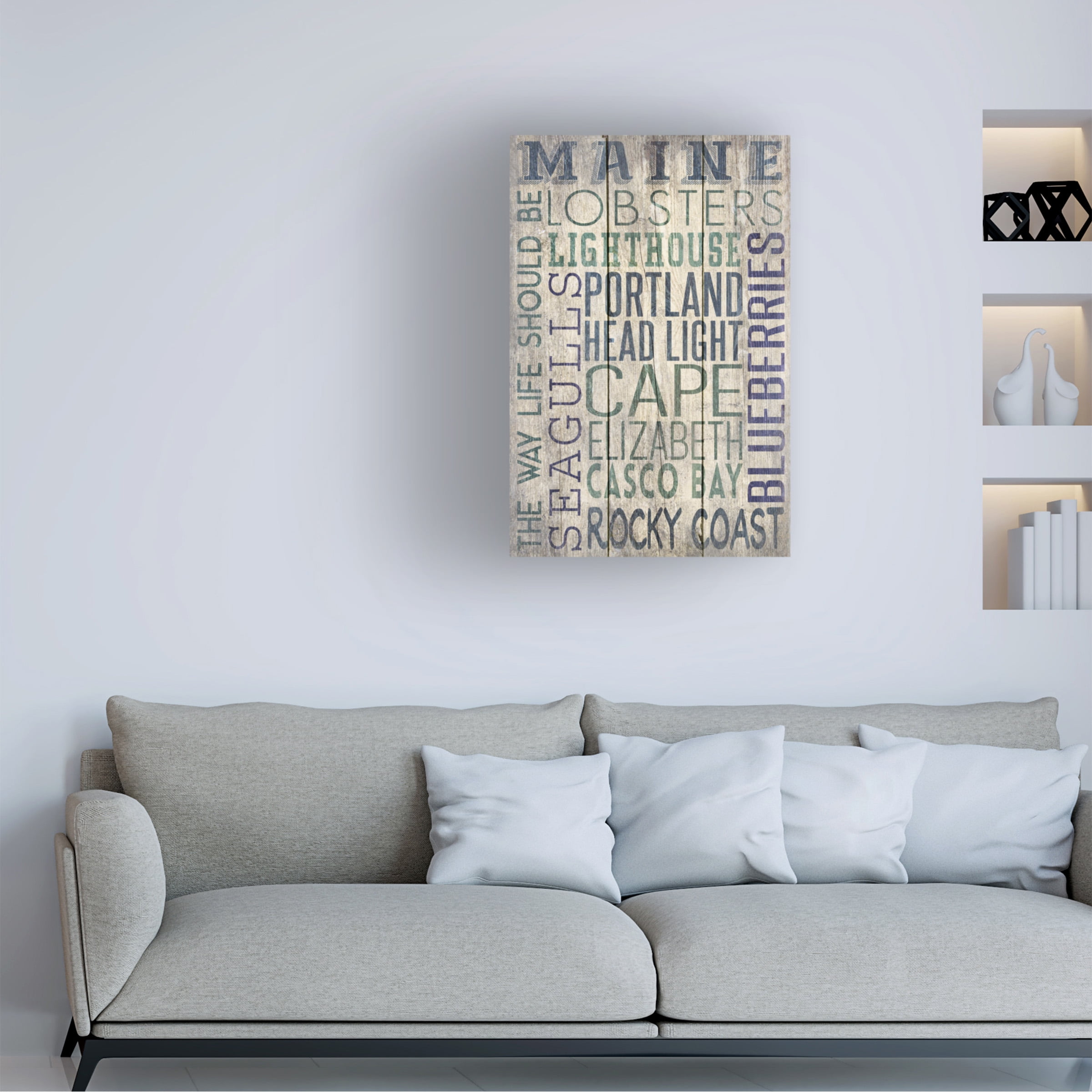 Lantern Press 'Maine 2' Canvas Art