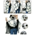 thumbnail image 3 of RXIRUCGD Home Decor Lady Multifunction Doublelayer Tartan Plaid Blanket Scarf Wrap Shawl Winter Warm, 3 of 6