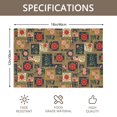thumbnail image 3 of Placemat, Pioneer Flower Floral Print Pattern Place Mats Table Mat Set Of 2, PVC Washable Placemats for Party Kitchen Dining Decoration, 18x12 Inch, Fade Resistant, 3 of 6