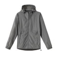 thumbnail image 5 of LEKWK Tracksuit Men Windbreaker Lightweight 2 Piece Outfit Full Zip Hooded Jacket and Shorts Matching Sets Activewear for Gym Running Biker Workout, 5 of 5