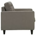 thumbnail image 4 of Modway Empress Fauteuil d'Appoint Capitonné et Rembourré en Granite (Ensemble de 2), 4 of 5