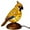 Yellow, variant on Resin Bird Animal Table Lamp - Handcrafted Decorative Craft Ornament for Home, Soft Warm Light for Bedrooms & Living Rooms, Unique Bird Design Enhances Indoor Decor Ambiance, 4.33in, Yellow
